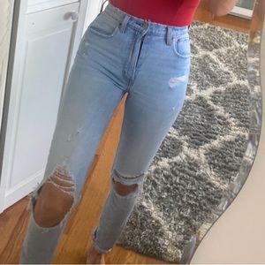 abercrombie & fitch skinny high rise jeans 26 LONG
